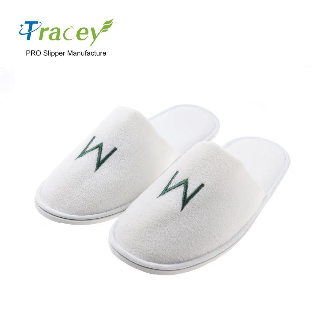 Customizable Logo Logo Men Suede Hotel One-Time Customer Service Star B&B Hotel Plush Sheraton Luxury Hotel Slippers