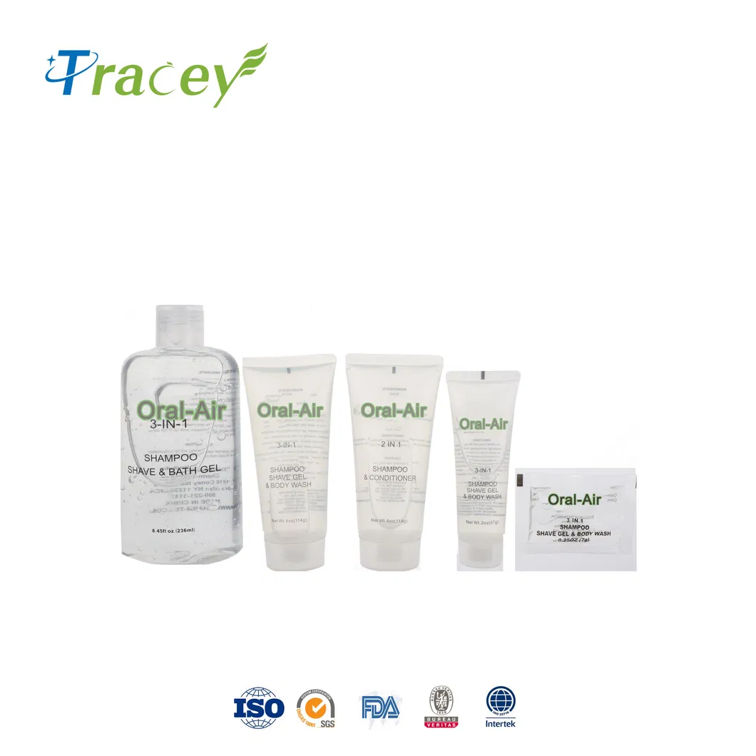 59.5ml / 119ml All in on Shampoo &Shower Shave Gel High Clear Max Safety Security Jail Shampoo