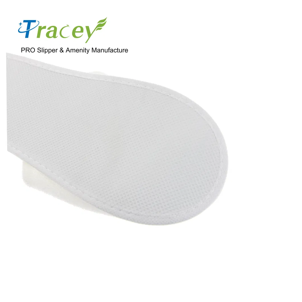 Hot Sale Janpan/Korea High Quality White Wedding Bride Slipper, Soft Plush Indoor Close Toe White Hotel Open Shoe Slippers