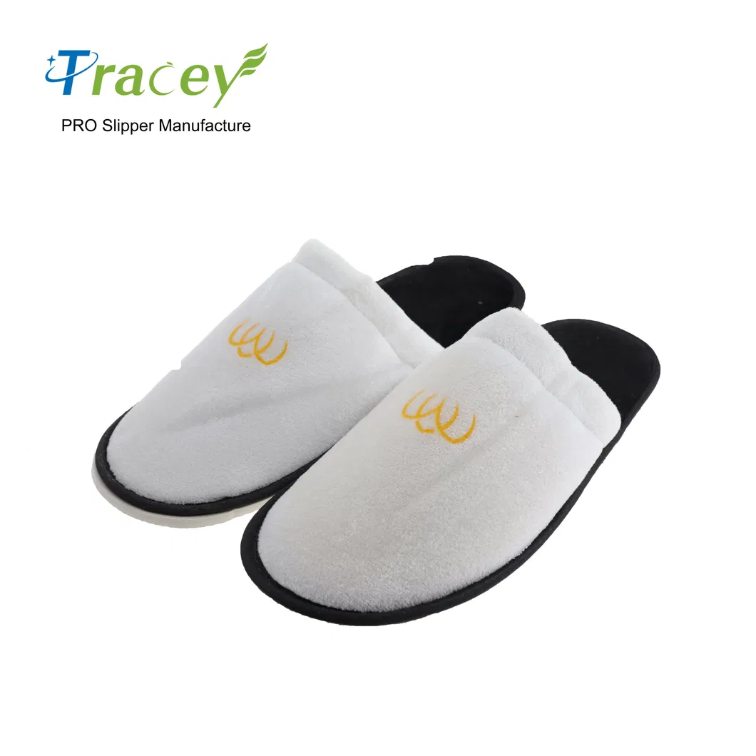 High-End Homestay Hotel Slippers Thickened Cotton Linen Disposable Home Summer Non-Slip Guest Room Hotel Custom Logo Slippers