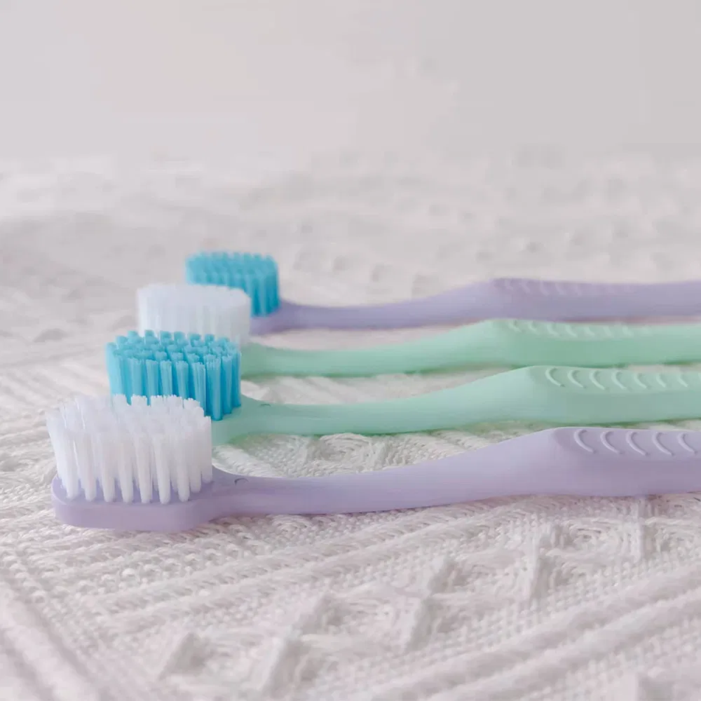 Eco Friendly Hotel Tooth Brush Wheat Straw Handle Material Disposable Toothbrush