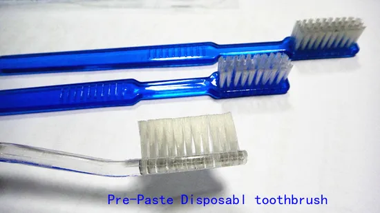 Disposable Pre-Pasted Toothbrush with Toothpaste Inside Bristle Mint Bubble Gum Flavour for Dentist Clinic Dental Use