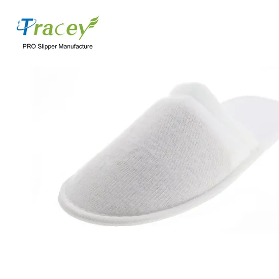Non Woven Slippers Neutral Pedicure Hotel Family Slippers Non Slip Disposable Slippers