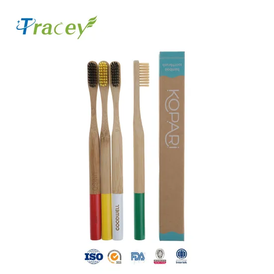 Wholesales 100% Natural Bamboo Wood Biodegradable Toothbrush Factory Eco-Friendly Bio Toothbrush