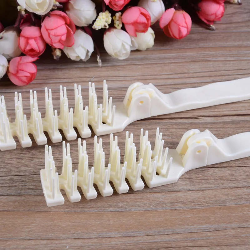 Fold Hair Comb Brush / Travel Hotel Airlines Plastic Comb High Quality Comb for 5 Star Hotel