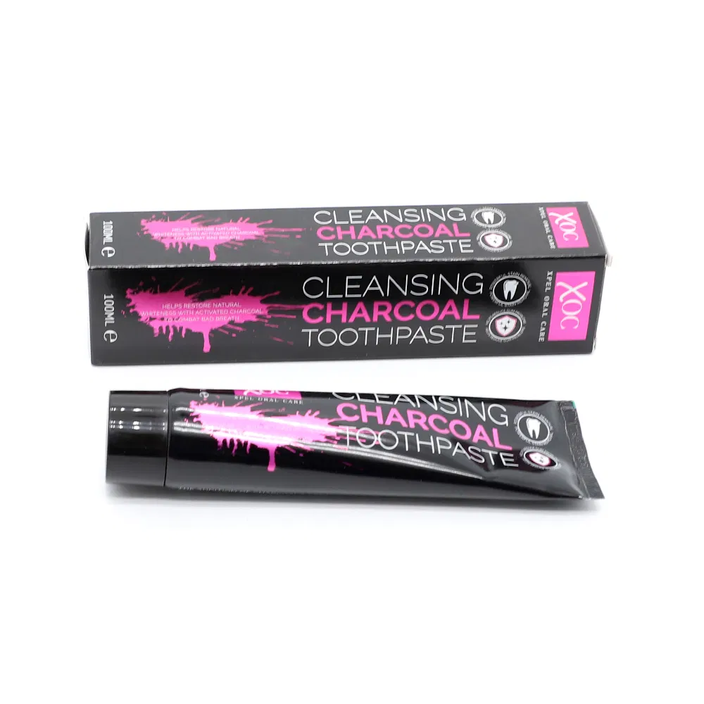 Xoc Oral Care Charcoal Toothpaste One Dozen Print Box Pack Activated Charcoal Pasta Dental