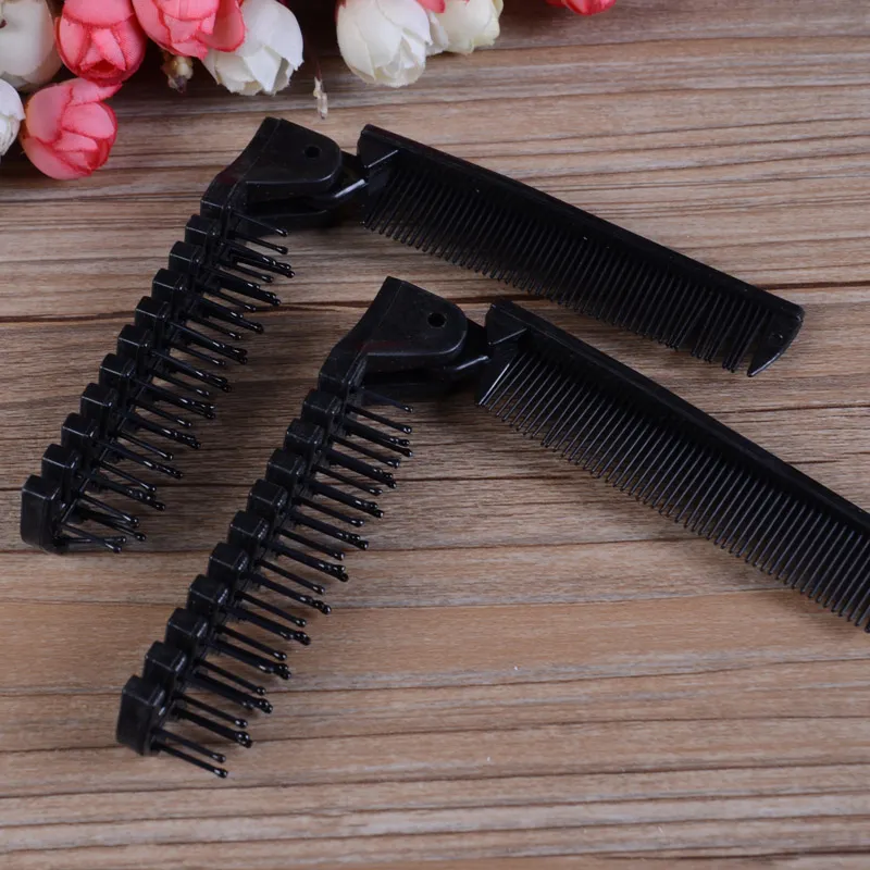 Foldable Gift Hair Comb /Plastic Comb Travel Hotel Comb Brush Manufacture Cheap Airlines Fly Comb