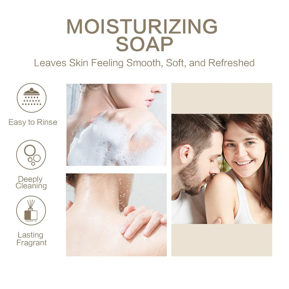 Wholesale Natural Bath Soap Moisturizing Vitamin E Soap Whitening Shower Soap for Body Care