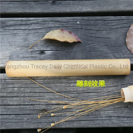 Eco Bamboo Wood Toothbrush with Biodegradable Paper Pack Bamboo Brush Factory