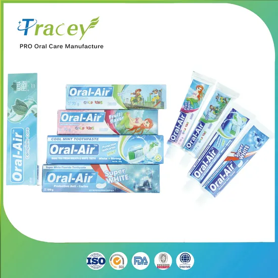 Triple Action /Triple Protection /3 Color Double Color Mint Customized Toothpaste Dentifrice