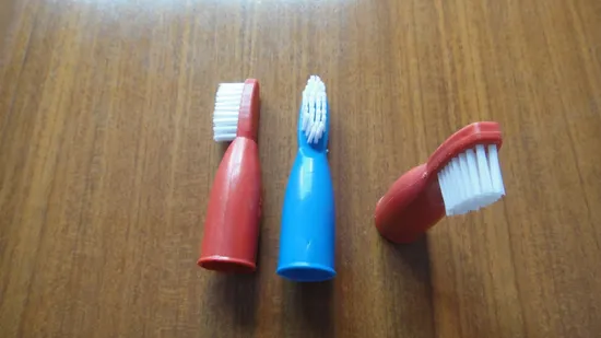 Flexible Thumb Handle Toothbrush Thumbprint Toothbrush Jail Toothbrush Prison Short Toothbrush
