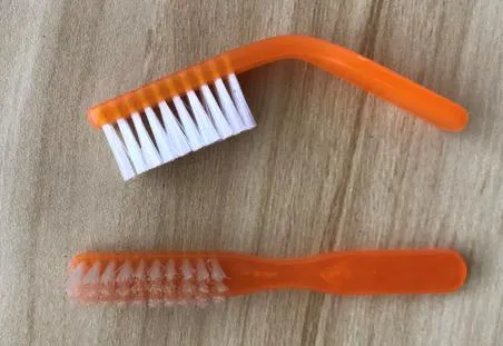 Flexible Thumbprint Toothbrush Jail High Security Toothbrush Prison Short Toothbrush Manufacture