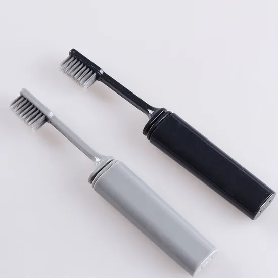Portable Compact Bamboo Charcoal Folding Toothbrush Fold Travel Camping Hiking Outdoor Easy to Take Foldable Toothbrush