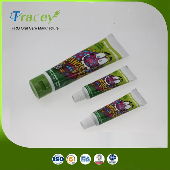 Dentakleen OEM/ Customized / Personalized Toothpaste Kids Baby Child Toothpaste Fruit Flavour Fluoride Toothpaste Dentifrice with Factory Price