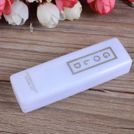 Hotel Cases Box Toothbrush Foldable Toothbrush with 5gr Mini Toothpaste Dental Sets