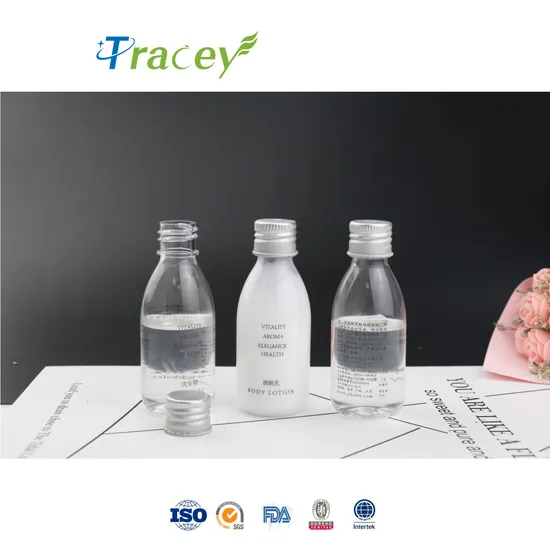 40ml Luxury Hotel Shampoo/Bath&Shower Gel, Customized Crystal Cap Bottled Cosmetic for Travel / Motel Bathroom Toliet Liquid