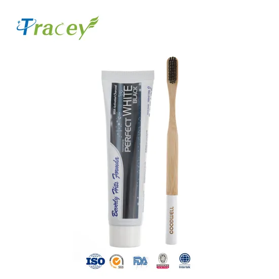 Xoc 100ml Charcoal Toothpaste Bamboo Cleansing Black Toothpaste for Africa Market