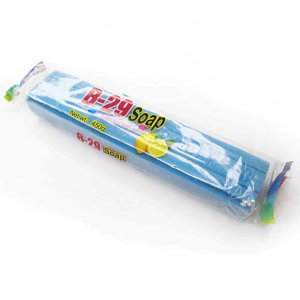 Long Strip 450grams B29 Bath &amp; Laundry Soap Multifunctional Soap Multipurpose Washing Bar Soap Lemon Fragrance