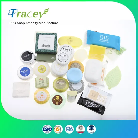 Luxury Hotel Motel Bath Soap Round Label Face Hand Body Bar Facial Soap Jail Vegetable Cleansing Bar