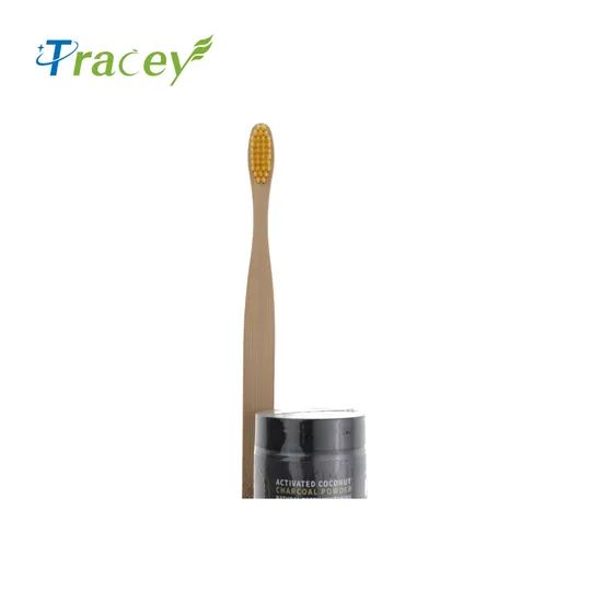 100% Biodegradable Teeth Tooth Brush Adults Travel Super Soft Wave Charcoal Nano Bambu Bamboo Toothbrush
