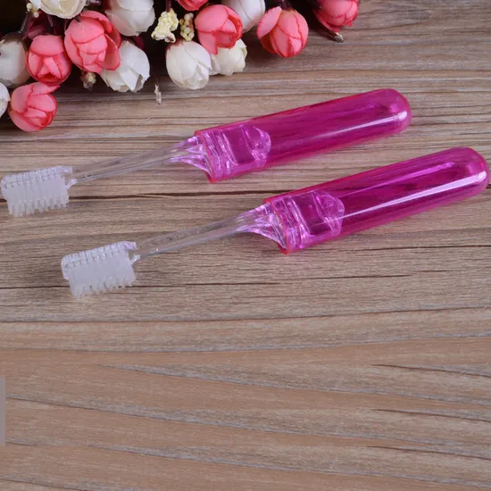 Travel Foldable Toothbrush /Portable Toothbrush Kit with 3gr Toothpaste Pack Hotel/Airlines Fly Welcome Hospitality Dental Kit