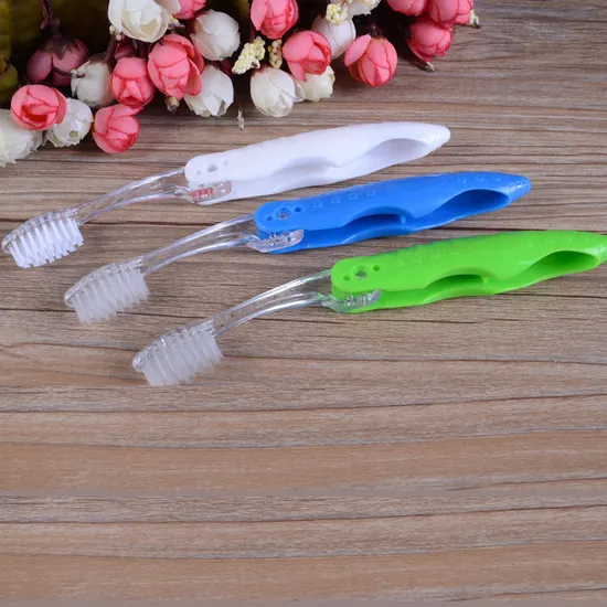Folable Disposable Airlines Toothbrush Hotel Travel Gift Toothbrush Easy Take Portable Different Shape Toothbrush Factory