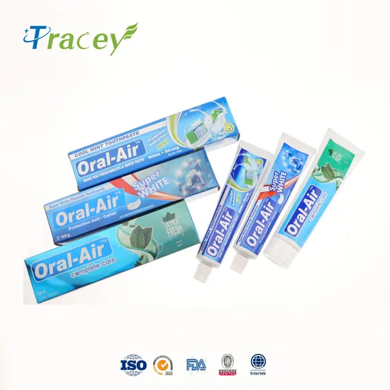 Triple Action /Triple Protection /3 Color Double Color Mint Customized Toothpaste Dentifrice