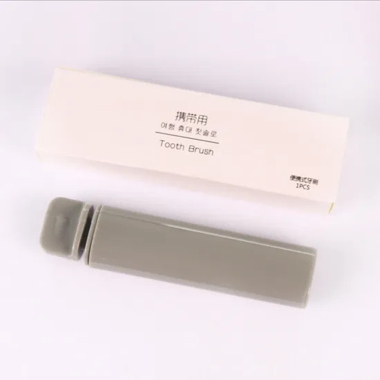 Portable Compact Bamboo Charcoal Folding Toothbrush Fold Travel Camping Hiking Outdoor Easy to Take Foldable Toothbrush
