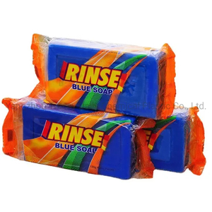 150g 200g Blue Color with Lemon Scent Natural Plant Vegetable Base Organic Laundry Soap, Cheap Bar Soap Detergent Washing Cloth Soap Factory