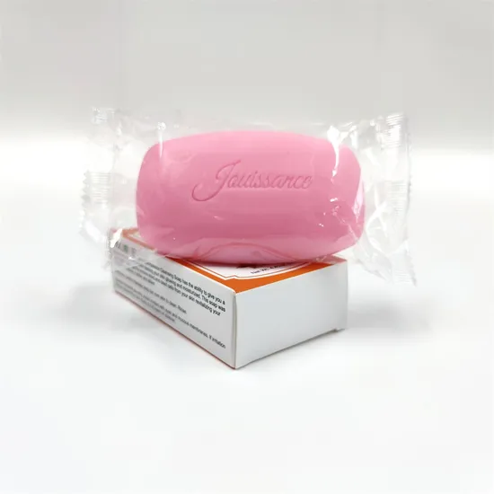 100gr Box Pack Soap Bar Jasmine Bath Toliet Soap Savon Clean Skin Pink Color