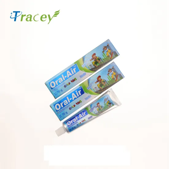 Oral-Air 70gr Kids Child Baby Gel Toothpaste Dentifrice Strawberry Bubble Gum Fruit Flavour Toothpaste Manufacture