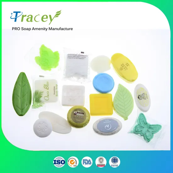 Luxury Hotel Motel Bath Soap Round Label Face Hand Body Bar Facial Soap Jail Vegetable Cleansing Bar