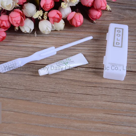 Travel Foldable/ Hotel Cases Pack Small Toothbrush with 3gr Toothpaste Dental Kit for 5 Star Hotel Travel Airlines