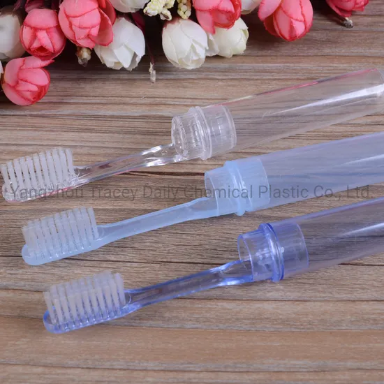 Emirates Fly Airlines Toothbrush Kids Fold Portable Travel Disposable Toothbrush with Small Mini Toothpaste