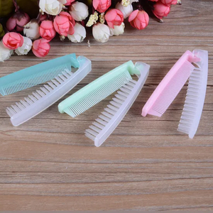 Foldable Gift Hair Comb /Plastic Comb Travel Hotel Comb Brush Manufacture Cheap Airlines Fly Comb