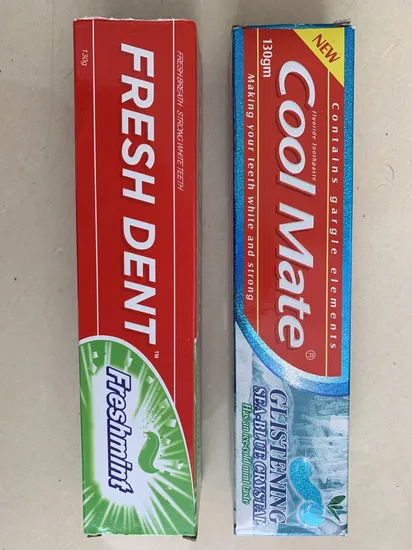 Triple Action /Triple Protection /3 Color Double Color Mint Customized Toothpaste Dentifrice