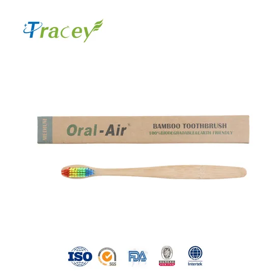 Free Sample Custom Wholesale Biodegradable Eco Friendly Black Soft Bamboo Tooth Brush Charcoal Bambo Bambu Bamboo Toothbrush