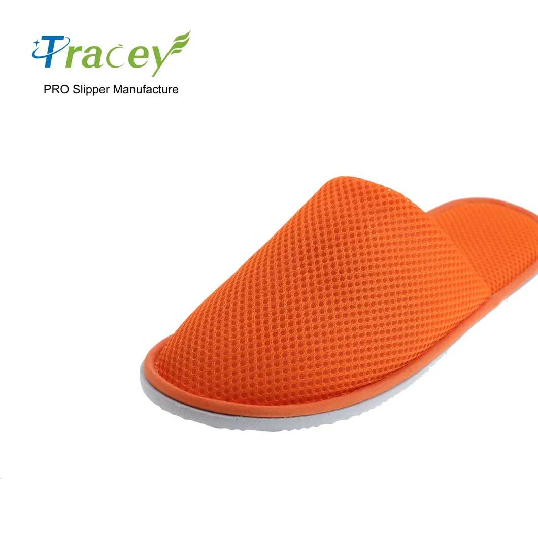 Five Star Non-Slip Washable Disposable Indoor Personalized White Customised Waffle Weave Slippers Hotel