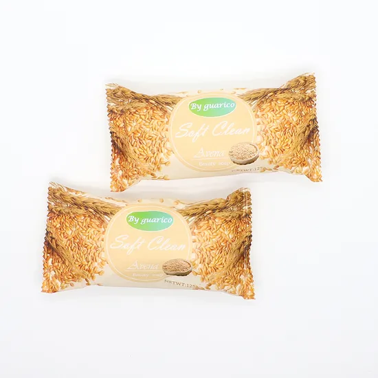 125gr Almond Beauty Soap / Fruit Bath Body Soap Bar Customized Jabon for South American Savon Bar Factory