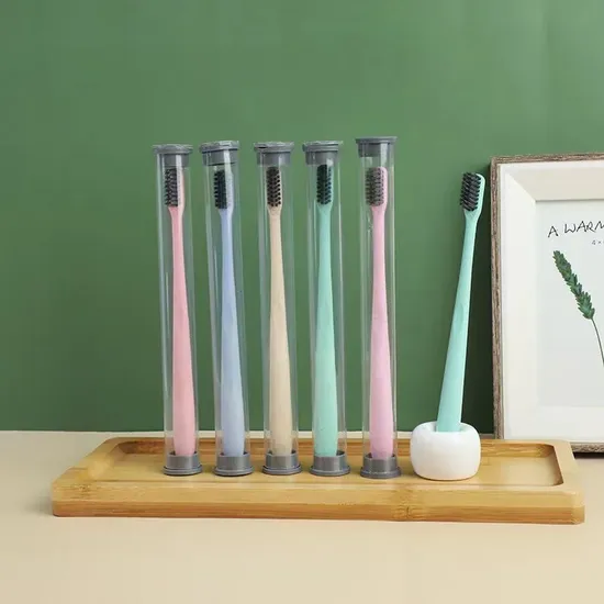 Hotel Travel Toothbrush /Straw Material /Corn Starch Based Plastics Bio-Degradable Toothbrush Disposable Brush Manufacture