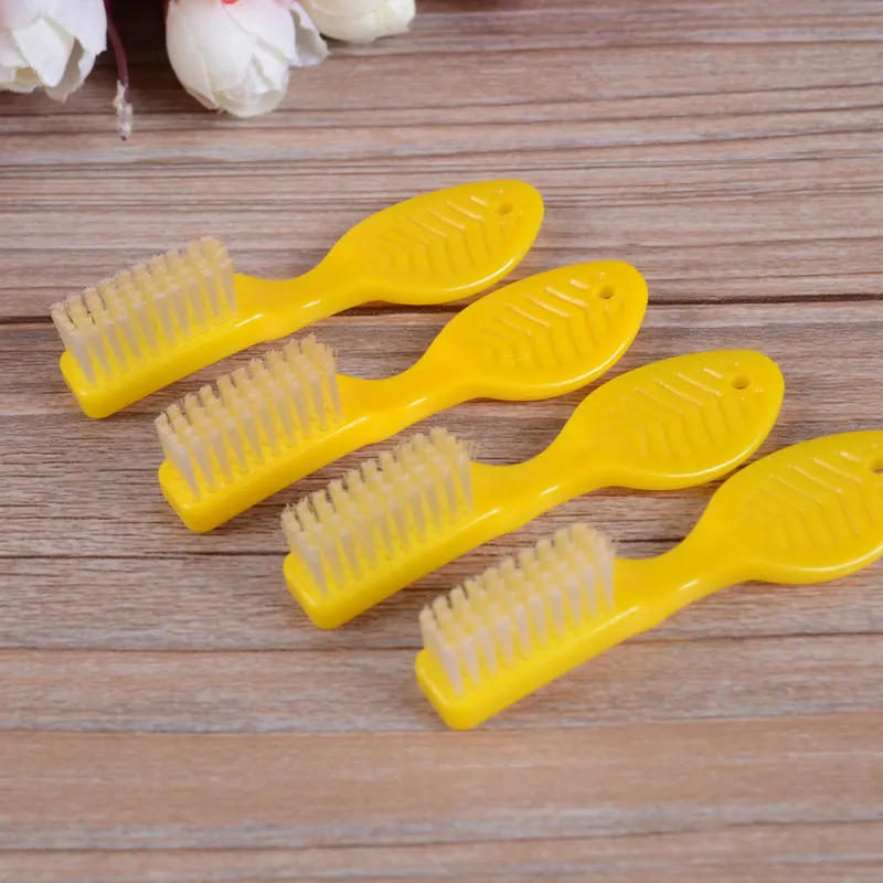 Orange Short Toothbrush /Flex Handle Toothbrush Jail Travel Toothbrush Disposable Toothbrush Manufacture