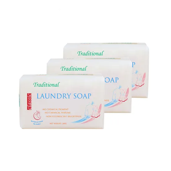 100/150/200gram Transparent Laundry Soap / Bath Bar Vegtable Botanical Washing Bar Jabon Factory