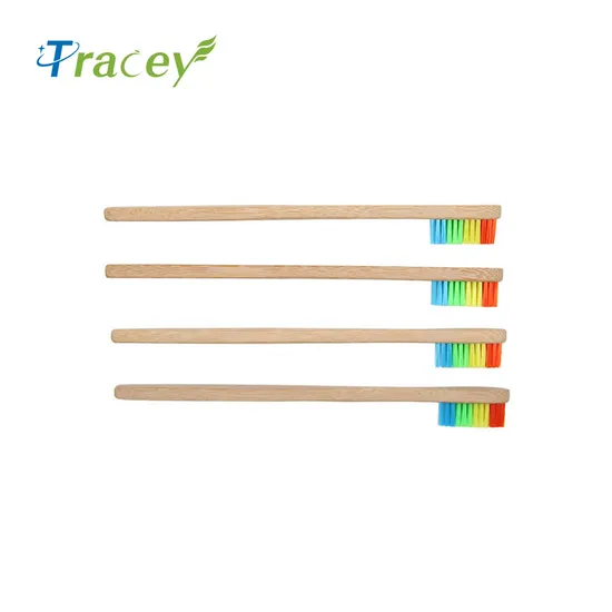 Eco-Friendly Bamboo Toothbrush Biodegradable Bristles Organic Natural Charcoal Infused Bamboo