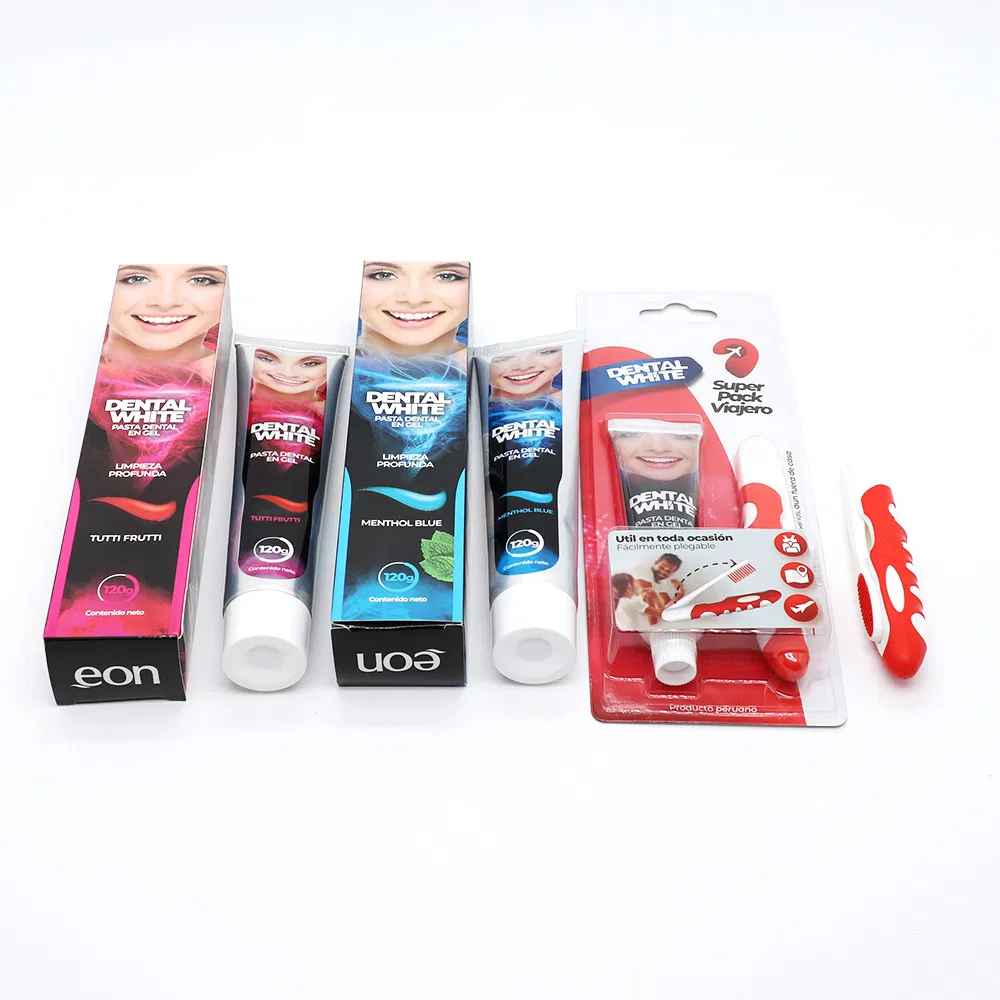 Dental White 120g Pasta Dental En Gel Tutti Frutti Red Gel Toothpaste Dentifrice Factory