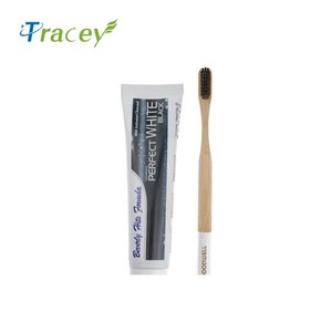Wholesale Popular BPA Free Vegan Friendly Antibacterial100% Biodegradable Charcoal Handle Wooden Eco-Friendly Bamboo Toothbrush