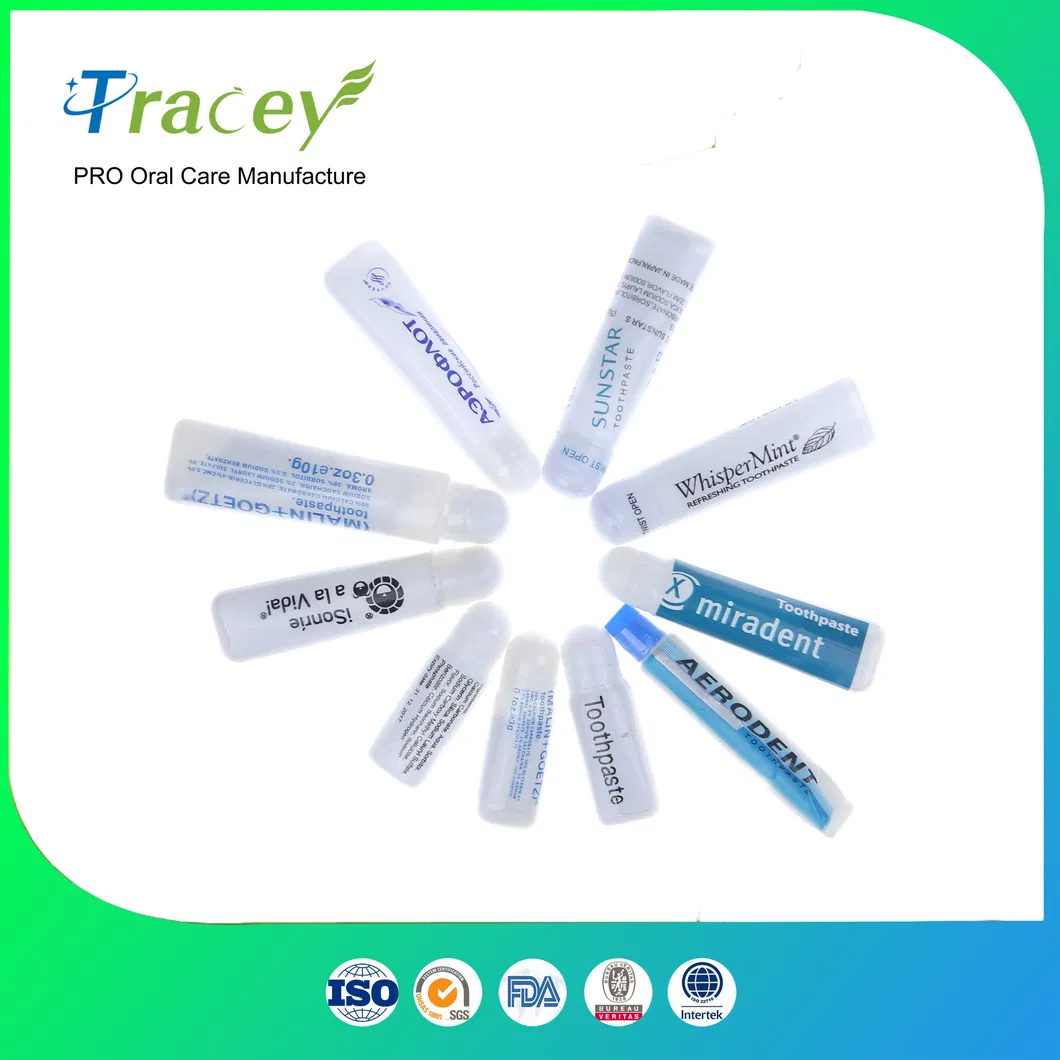 Mini Hotel Toothpaste 3gr/5gr/10gr Airline Pasta Dental Whitening Toothpaste Dentifrice Hotel Amenities