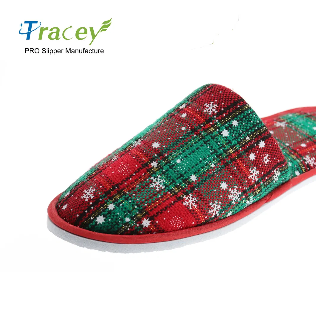 Factory Sale High Quality White Disposable Non Woven Slipper for Hotel Bedroom