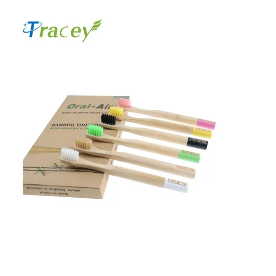 New 100% Biodegradable Bamboo Toothbrush for Kids and Adults