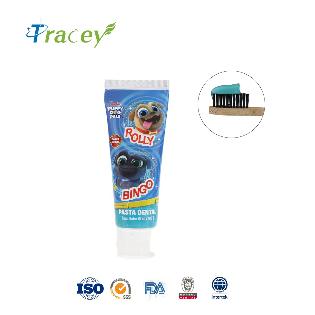 75g Eco Friendly Toothpaste Fruity Strawberry Stain Removal Toothpaste for Kids