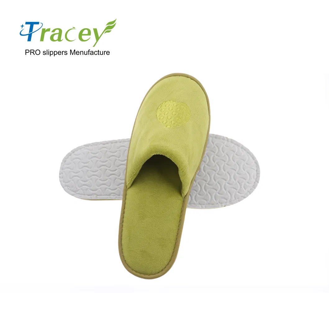 Hotel Bathroom SPA Non-Slip Disposable Pedicure Portable SPA Slippers Unisex Plush Hotel Bed and Breakfast Slippers